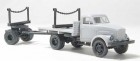 039201 MiniaturModelle GAZ-51 with lumber trailer 1R3